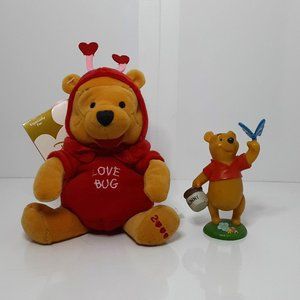 Disney Store Winnie The Pooh Plush and Figure